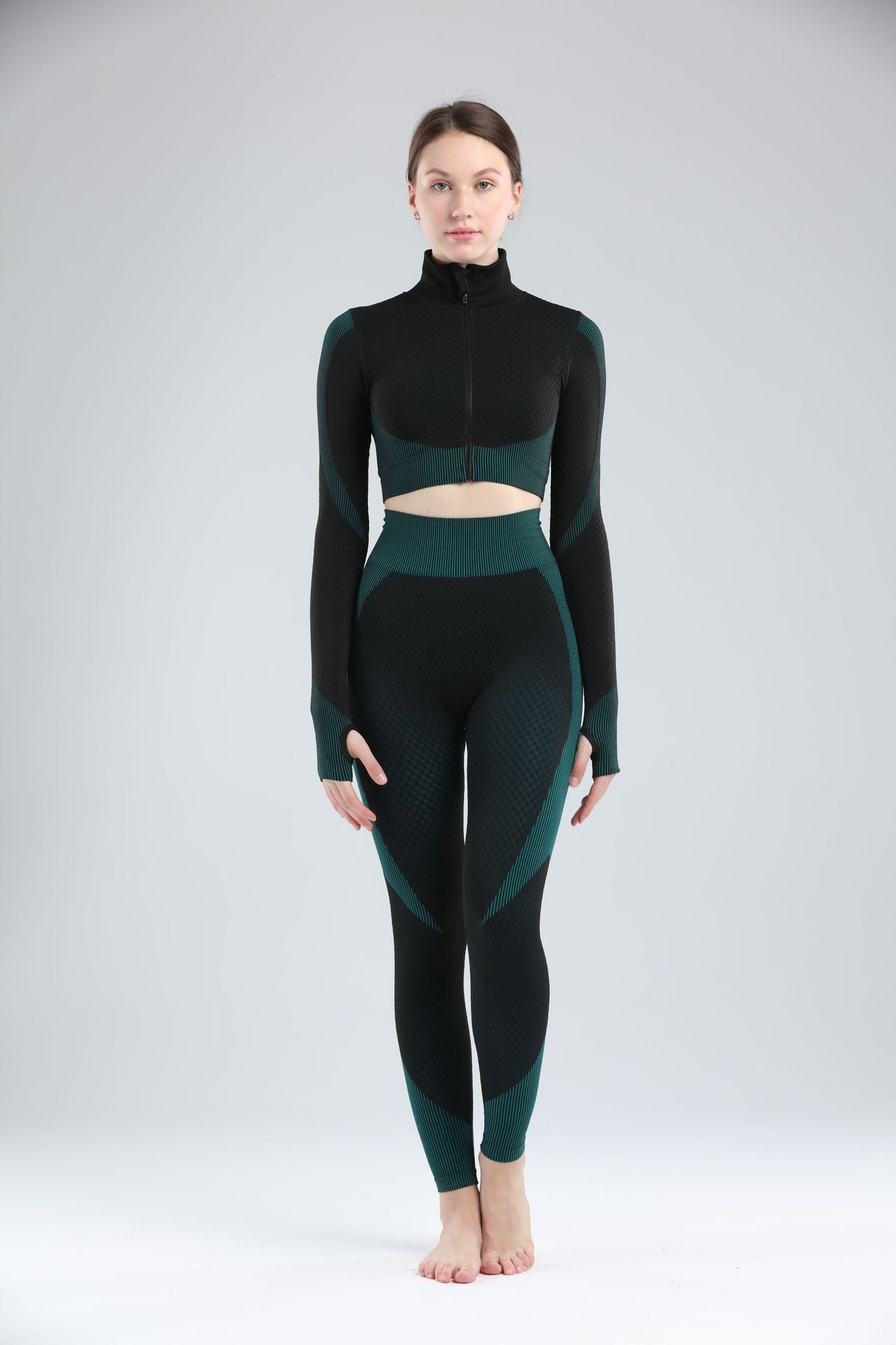 Yoga sets female sport gym suit - Mindful Tech Co