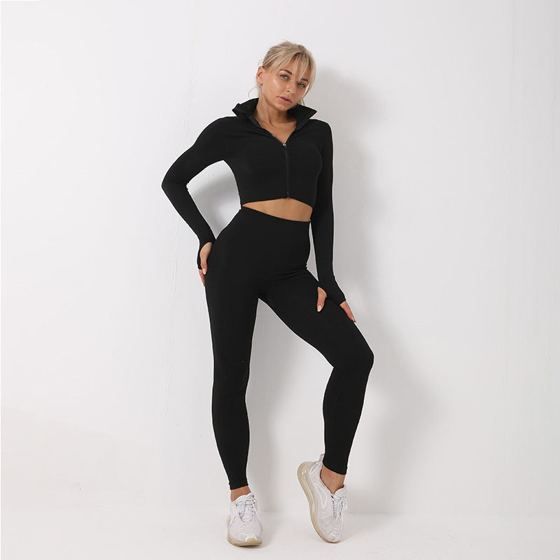 Yoga sets female sport gym suit - Mindful Tech Co