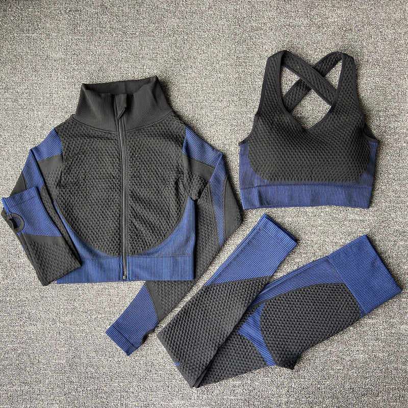 Yoga sets female sport gym suit - Mindful Tech Co