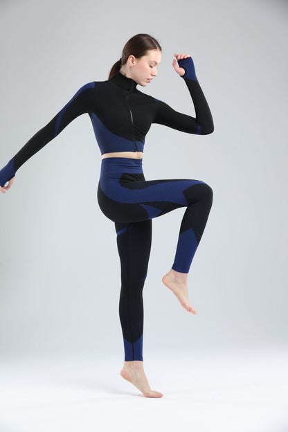 Yoga sets female sport gym suit - Mindful Tech Co