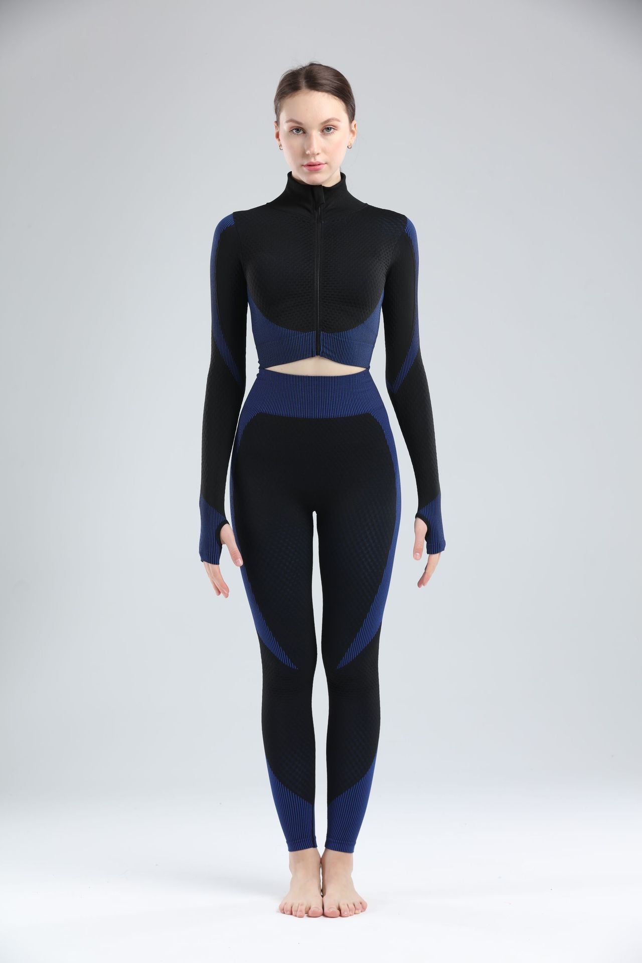 Yoga sets female sport gym suit - Mindful Tech Co