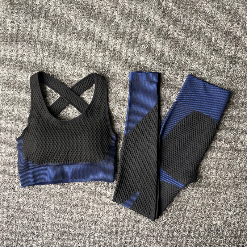 Yoga sets female sport gym suit - Mindful Tech Co