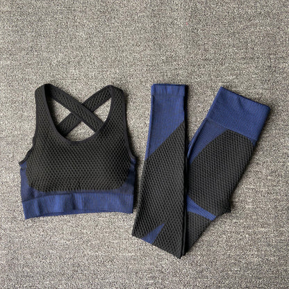 Yoga sets female sport gym suit - Mindful Tech Co