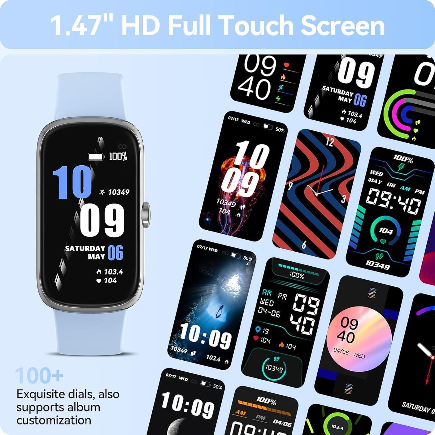 Waterproof Fitness Tracker Watch - Mindful Tech Co