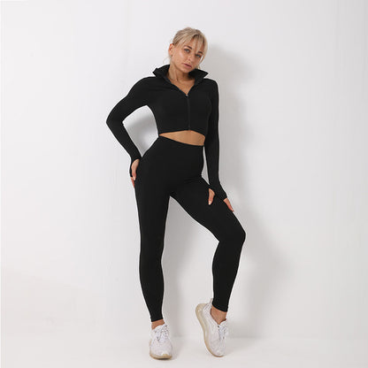 Yoga sets female sport gym suit - Mindful Tech Co